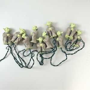 VTG 2008 Star Wars Yoda String Party Lights 10 Count Lucas Films